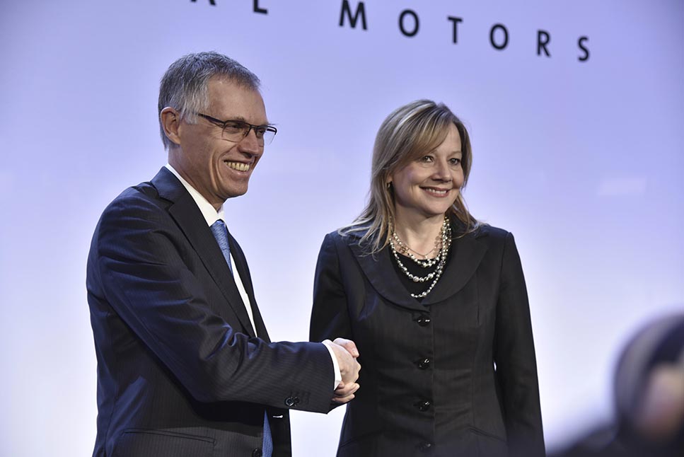 Карлос Таварес и Мери Бара, CEO GM
